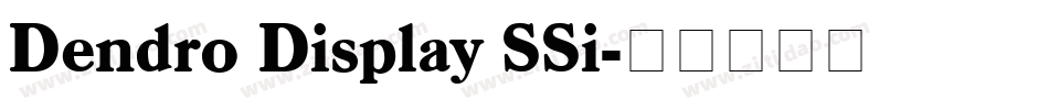 Dendro Display SSi字体转换